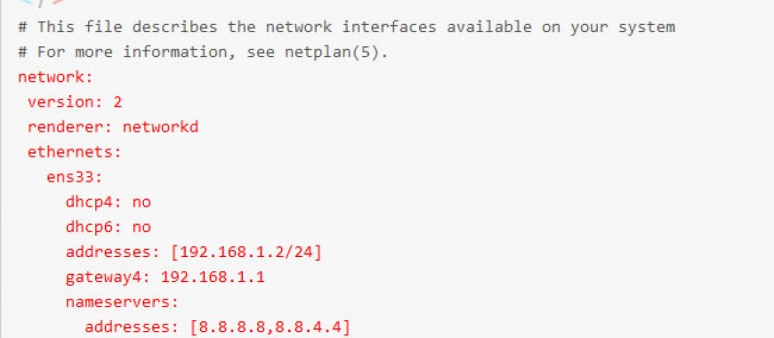 Netplan — настройка сети в Ubuntu 18.04
